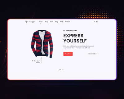 E-Shopper Landing Page