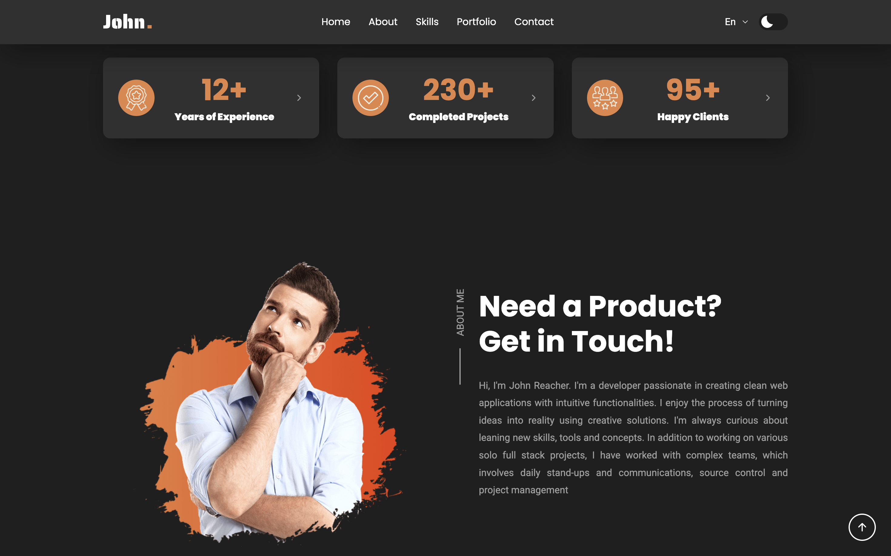 Portfolio Landing Page